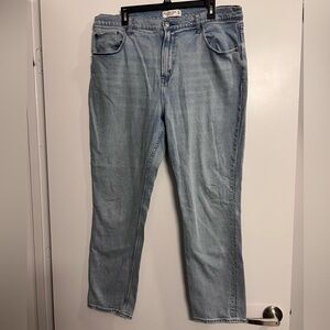 Abercrombie and Fitch the 90s slim straight ultra high-rise